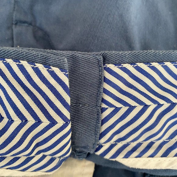 Cuffy’s of Cape Cod Shorts Womens Classic Blue Chino Flat Front Coastal Grandma - Picture 7 of 7